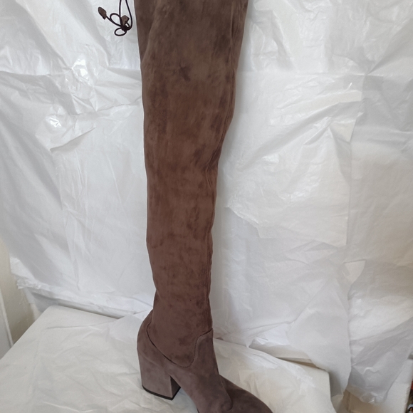 Stretch Suede Over The Knee Sesto Meucci Boots Made in Italy size 9 - Picture 16 of 16